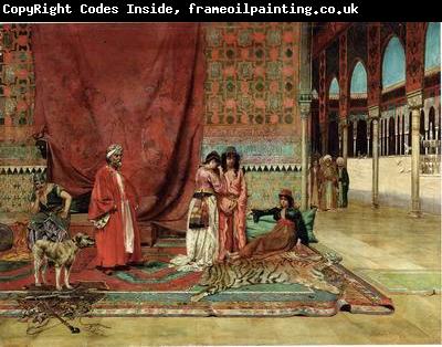 unknow artist Arab or Arabic people and life. Orientalism oil paintings 577